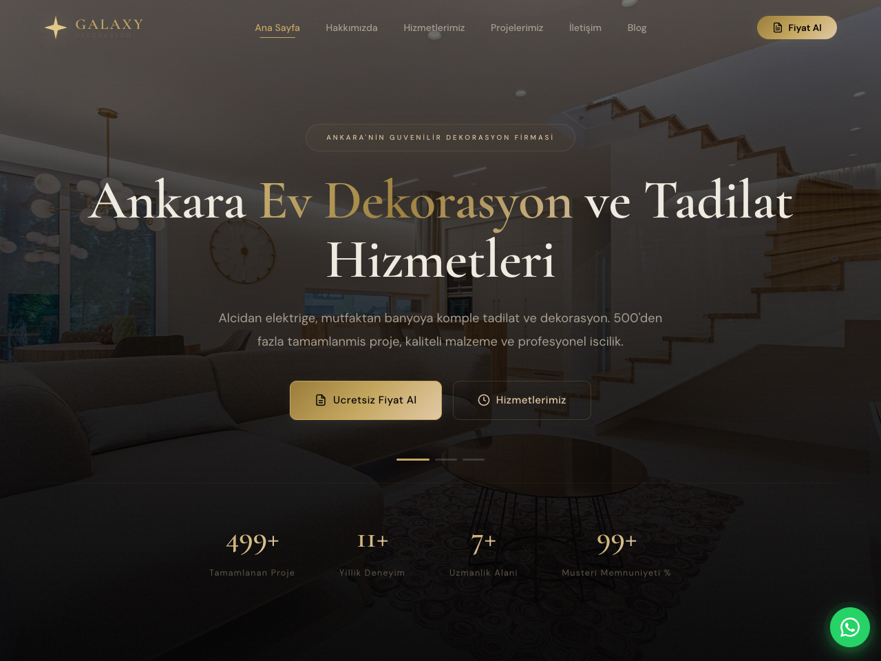 Galaxy Dekorasyon Web Sitesi - ENDLINE