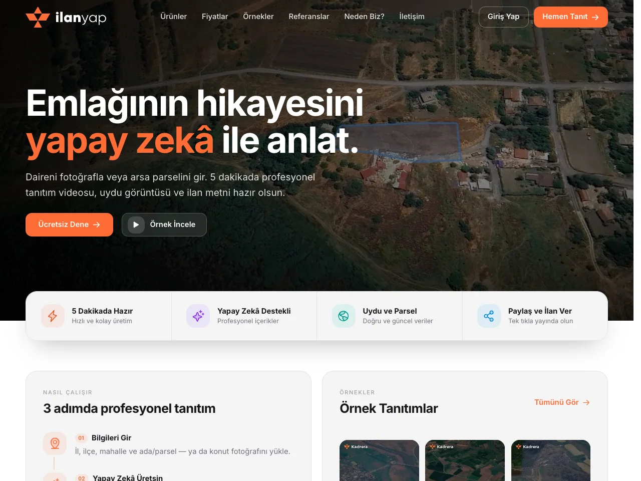 İlanyap Arsa ve Konut Tanıtım Videosu Platformu - ENDLINE